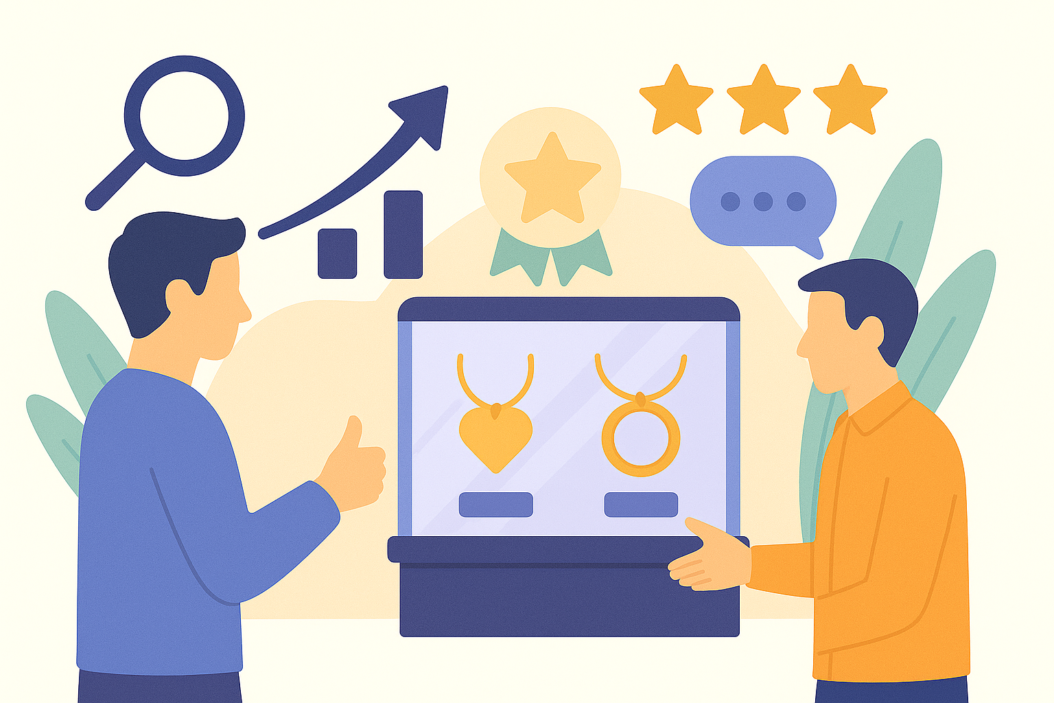 SEO продвижение сайта ювелирного магазина в Москве