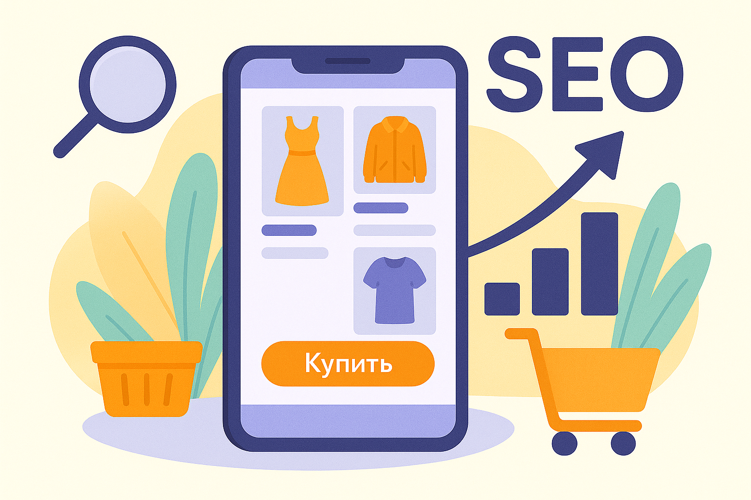 SEO продвижение сайта магазина одежды в Москве